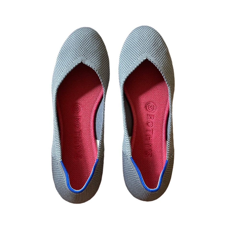 Rothy's The Flat Charcoal Ballet Flats Size 7